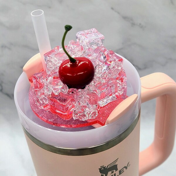 Benutzerdefinierte Cherry Ice Stanley Topper| Benutzerdefinierter Stanley-Topper|Kirscheis-Stanley-Topper|40oz Stanley-Topper|Benutzerdefinierter Ice-Topper