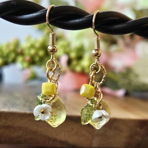 Sweet lemon dangle drop earrings