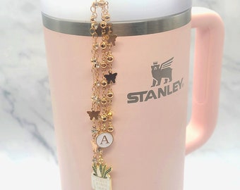 Initial Charms for Stanley Toppers|Stanley Accessories|Interchangeable Charms|Personalized Stanley Charms|Plant Mom Tumbler Charm