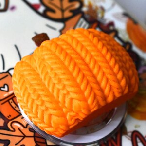 Phone kindle kobo Grip with 3D Knit Pumpkin Design for Fall