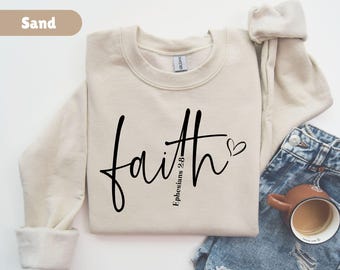 Christian Sweatshirt Jesus Apparel Christianity Gift Bible Verse Shirt Christian gift for Women Faith Shirt Jesus Shirt Christian Shirt