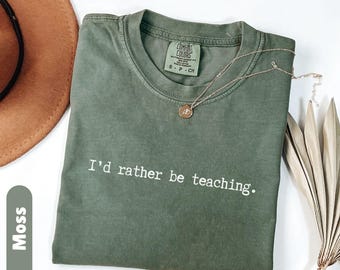 Comfort Colors® Teacher Shirt Teach Tshirt Back to School Shirt Teacher Appreciation Gift for Teacher Trendy Teacher T-Shirt Teacher Gift
