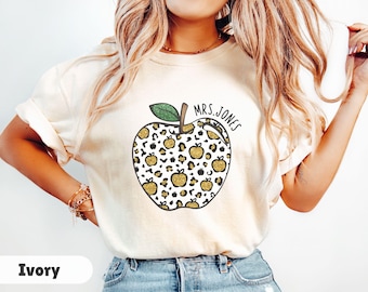 Custom Teacher Shirt Comfort Colors® Teacher T-Shirt Teach Tshirt Back to School Shirt Teacher Appreciation Gift for Teacher Teacher Gift