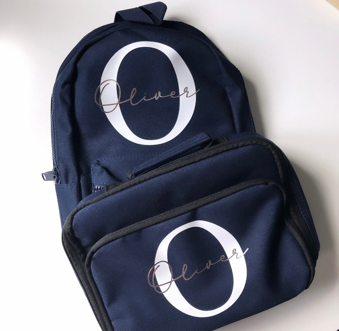 Personalized backpacks with matching lunch cheap boxes