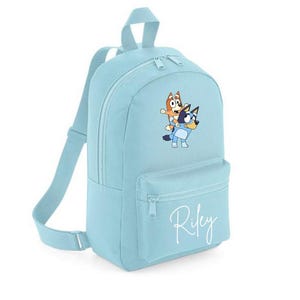 Pour les enfants - Sac à dos BLUEY personnalisé ANY NAME Sac à dos pour la rentrée scolaire Sac à dos pour chambre d'enfant et tout-petit