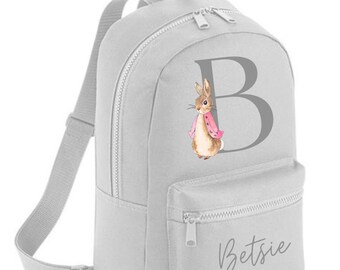 Mochila personalizada de conejito Flopsy - Mochila de guardería