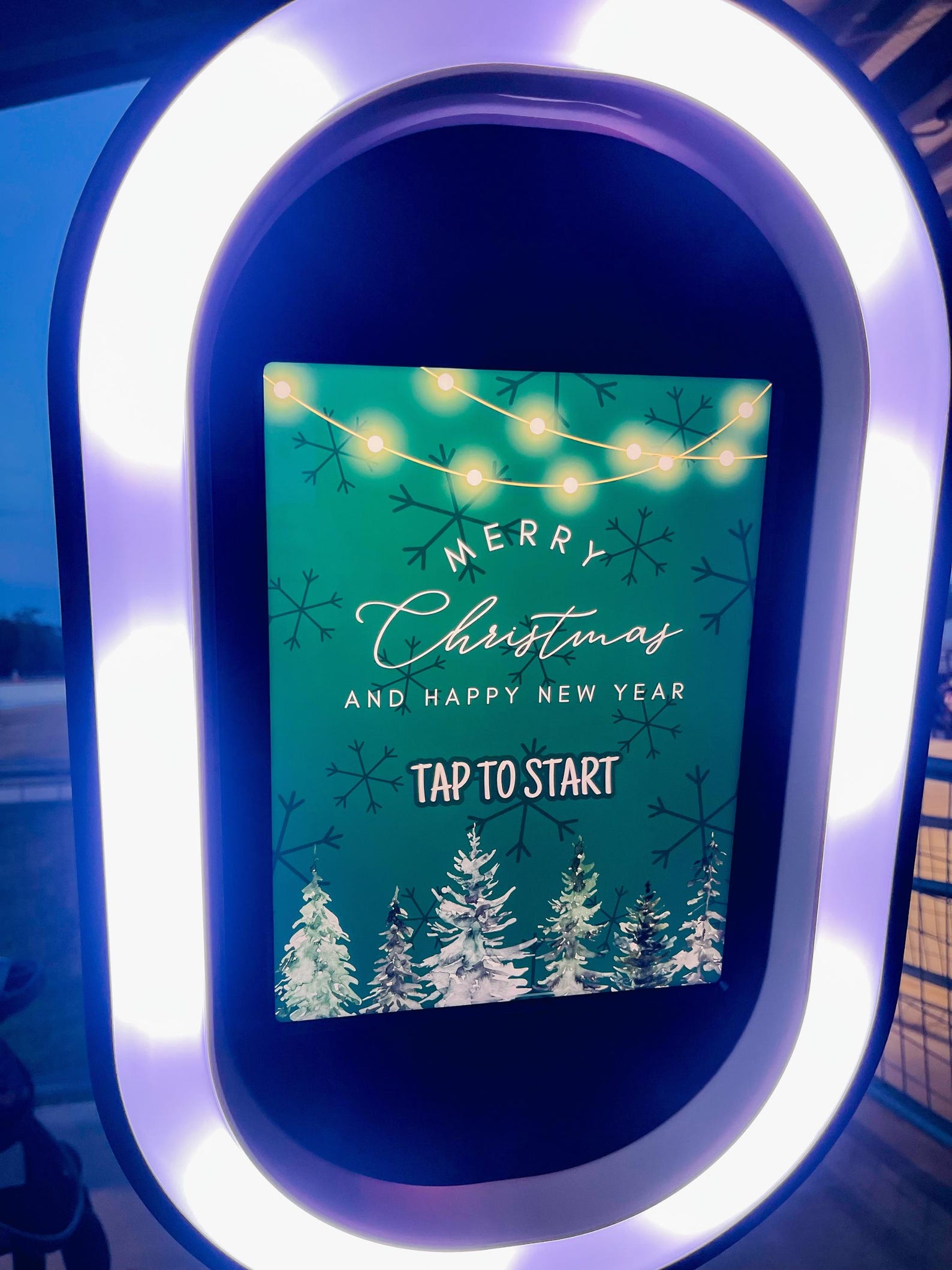 Tap To Start CUSTOM Photo Booth Tap to Start Screen, Salsa Photo Booth Template ...