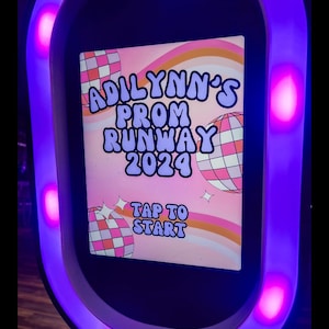 Mirrorball Photo Booth Template, Salsa Photo Booth Template, Overlay, Tap To Start Screen & Background Screen, Birthday, Fiesta Photo Booth