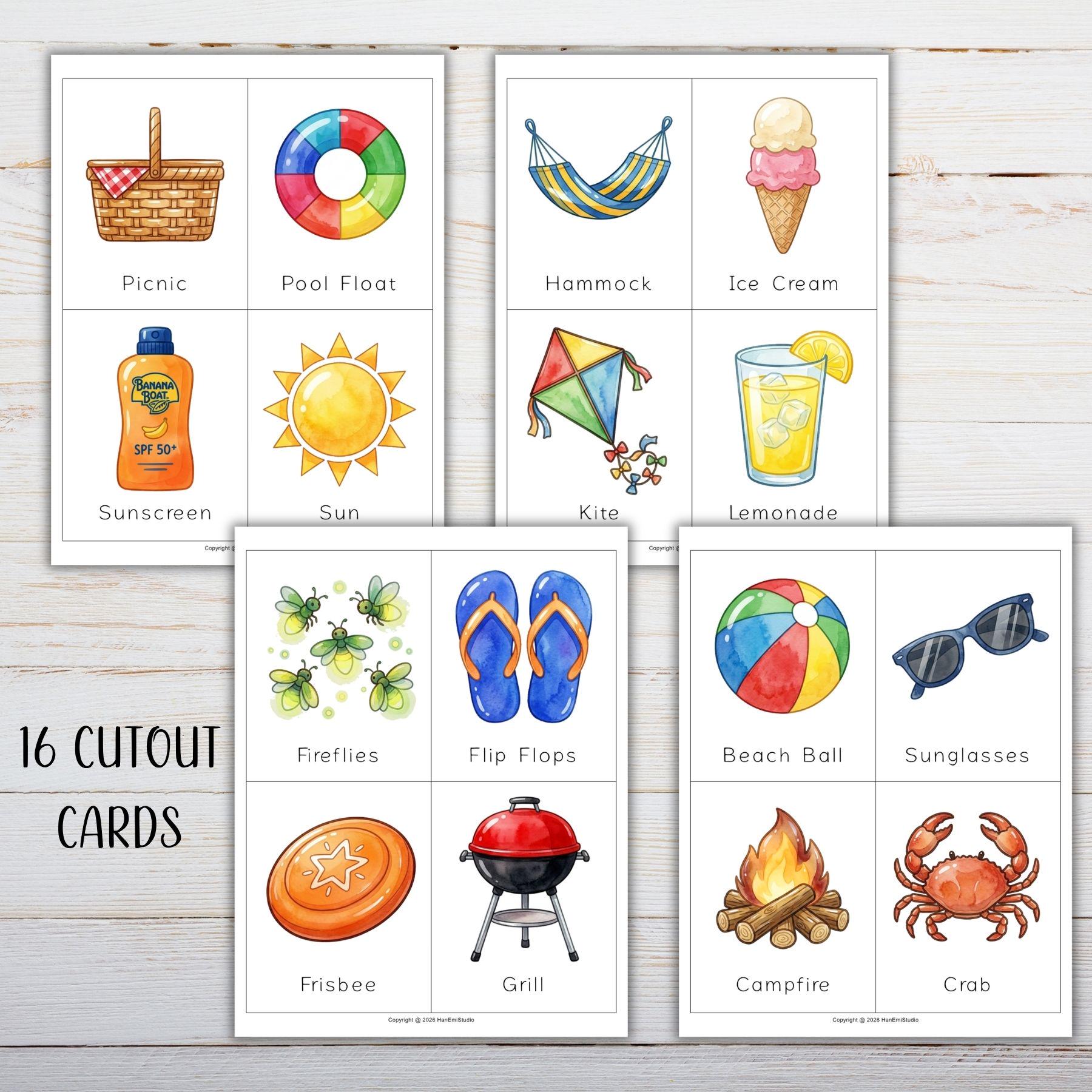 Summer Scavenger Hunt Printable for Kids; Outdoor Nature Treasure Hunt ...