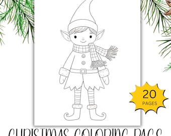 Desenho de Natal para colorir; Desenho de Natal encantador para colorir; Atividades natalinas divertidas; Atividade de Natal para crianças; Desenho para colorir infantil