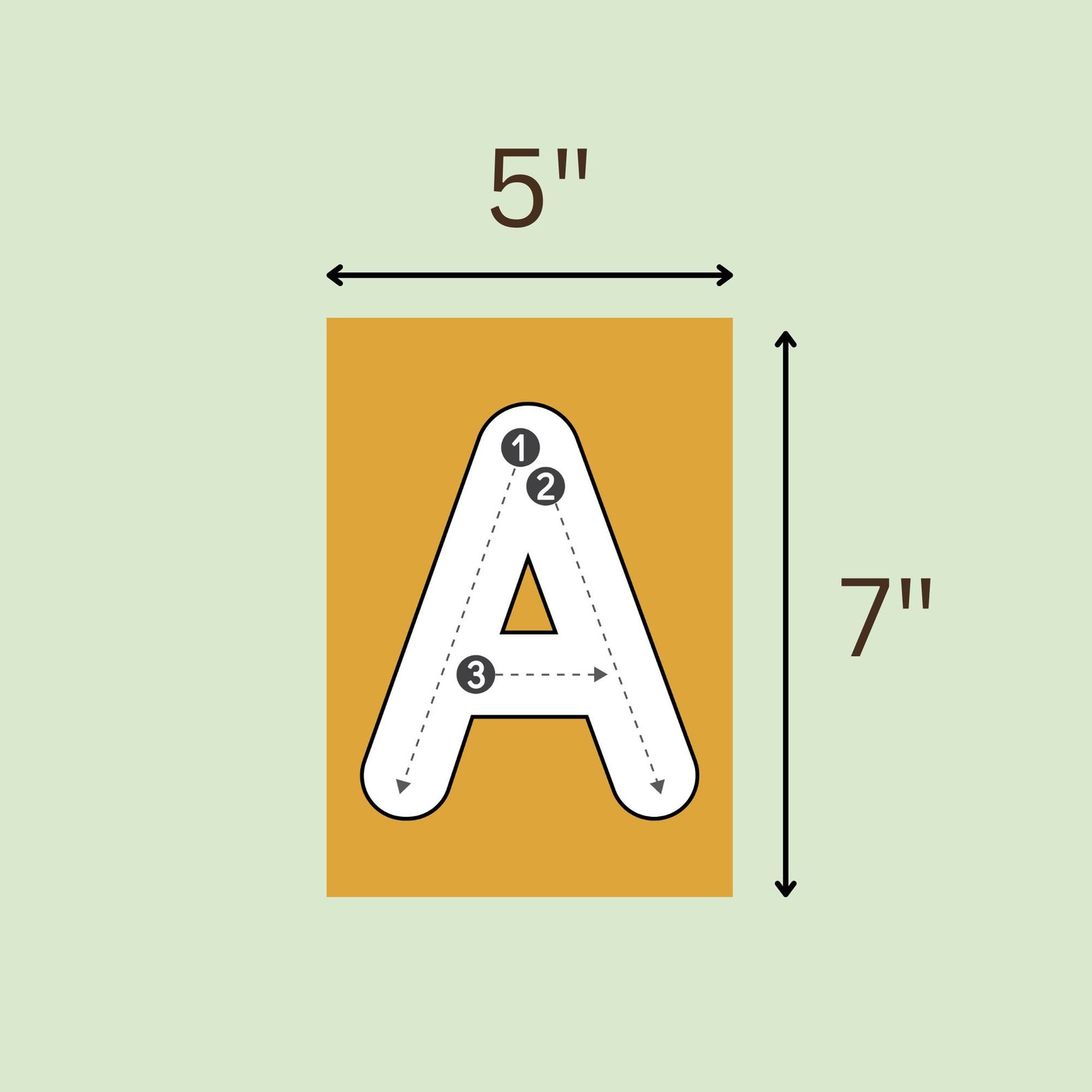 26 Alphabet Tracing Cards Upper Case Letters; Flash Cards; Handwriting ...