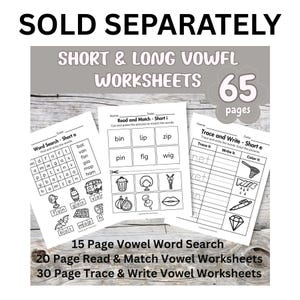 CVC Words Writing Practice Worksheets; CVC Worksheets; Sight Word Practice; Phonics Worksheet; CVc Activities; ESL; Phonics Practice; image 4