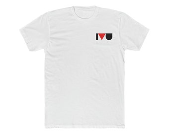 I Love you, Men's Cotton Crew Tee