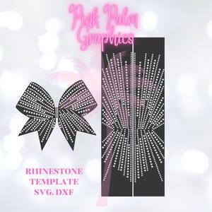Sjabloon cheerstrik strass