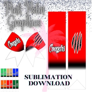 Sublimation Download For 3" Cheer Bow