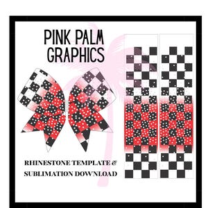 Sublimation und Strass-Download für einen 3-Zoll-Cheer-Bogen