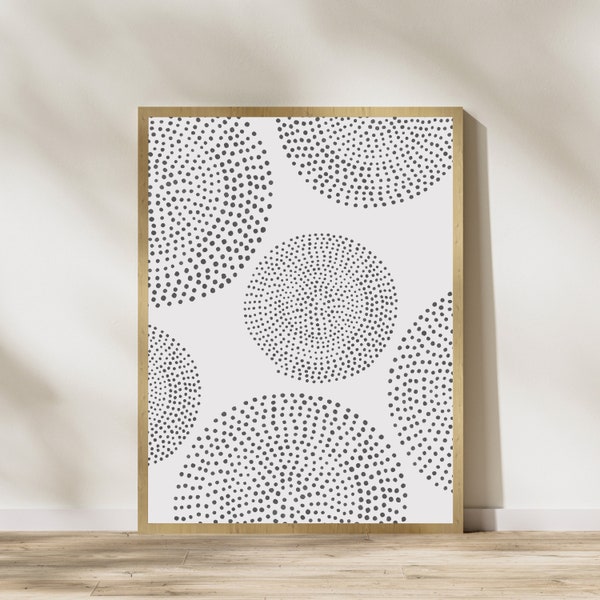 Circle, Japadi Wall Art, Wabi Sabi, Mid Century Modern, Boho Art, Neutral Art, Home Decor, Japanese, Housewarming gift