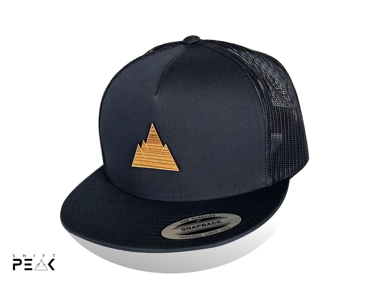 Cap | Wood Logo | Trucker Cap | Baseball Cap | Cap wood | Snapback | Gift man | Birthday gift | Gift woman| Magnet| Mountain
