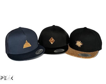 Cap | Wood Logo | Pin | Trucker Cap | Baseball Cap | Wood Cap | Snapback | Gift for Men | Birthday Gift | Gift for Women | Mountain