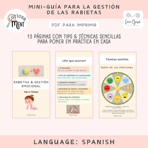 Mini-guía sobre rabietas & gestión emocional, con tips y técnicas