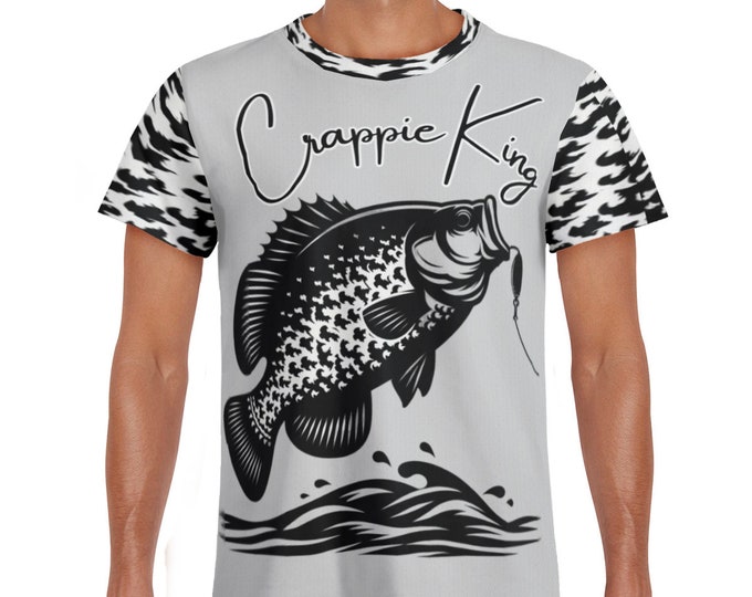 Crappie King Fishing Shirt, Papermouth, Fishing T Shirt, Gone Fishin' Shirt, Biggest Catch Shirt, Outdoors, Crappie Fishermen