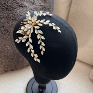 Crystal Hair Comb Crystal Hair piece Wedding hair piece Silver Wedding Hair Accessory Crystal Bridal Hair Accessory Crystal Bridal Hair clip