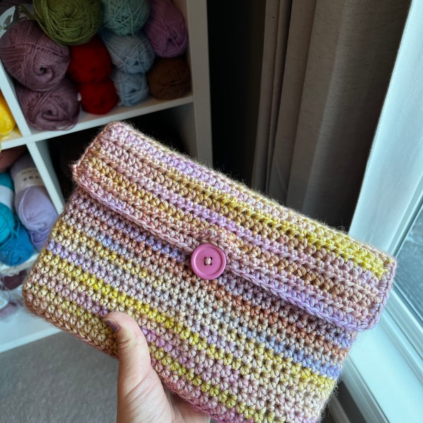 Crochet book sleeve pattern