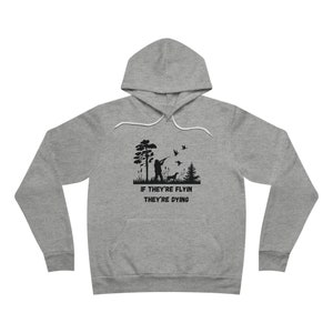 Geschenk für Entenjäger Lustige Entenjagd Hoodie Naturfreunde Pullover Fasan Jagd Geschenke Kapuzenpullover Vogel Jäger Huntin Hund