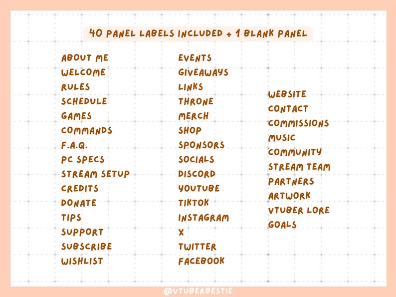 Streamer Setup Drawing Enchanted Peachy Sunrise Twitch Panels, Cottage Garden Theme, Peach ...