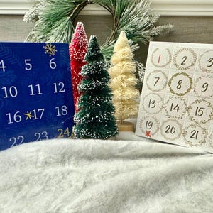 Countdown to Christmas with 24 Days of Surprises - Soy wax and Coconut wax melt Advent Calendar - Holiday Scent Gift for Her, Christmas gift