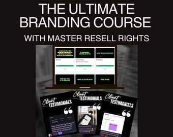 Ultimate Branding Course UBC MRR Etsy