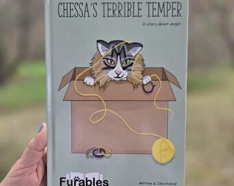 Chessa's Terrible Temper, Cat Story About Anger, Hardcover Book