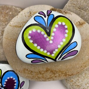 Heart Rocks, Assorted Heart Rocks, Painted Rocks, Valentine's Day Rocks ...
