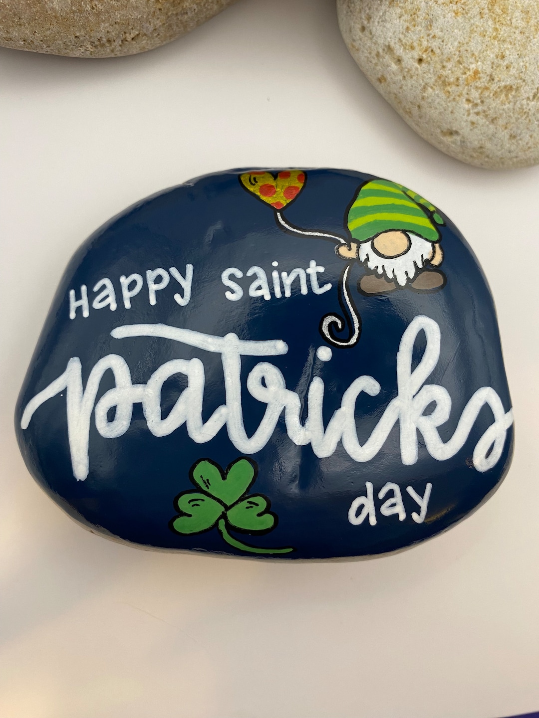 Happy St. Patrick's Day Painted Rock, Saint Patricks Day, St. Patrick's ...