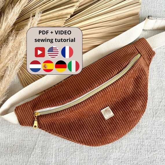 Bauchtasche Bauchtasche Nahanleitung Bauchtasche Bauchtasche Bauchtasche Bauchtasche Bauchtasche DIY Sling Pouch Sofortiger Download Nahanleitung Etsy