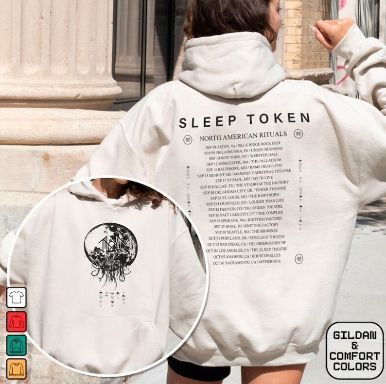 Sleep Token 2024 Concert Tshirt, Sleep Token North America Tour 2024 Tshirt, Sleep Token Tour