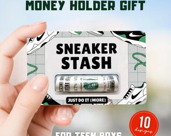 Money Holder Gift - Sneaker Stash Teen Boy Birthday