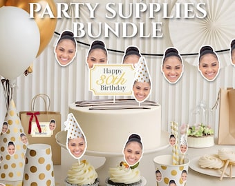 Custom Any Age Party Bundle: Happy 30th Birthday