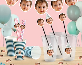 Personalized Party Bundle: 1st Birthday Decorations