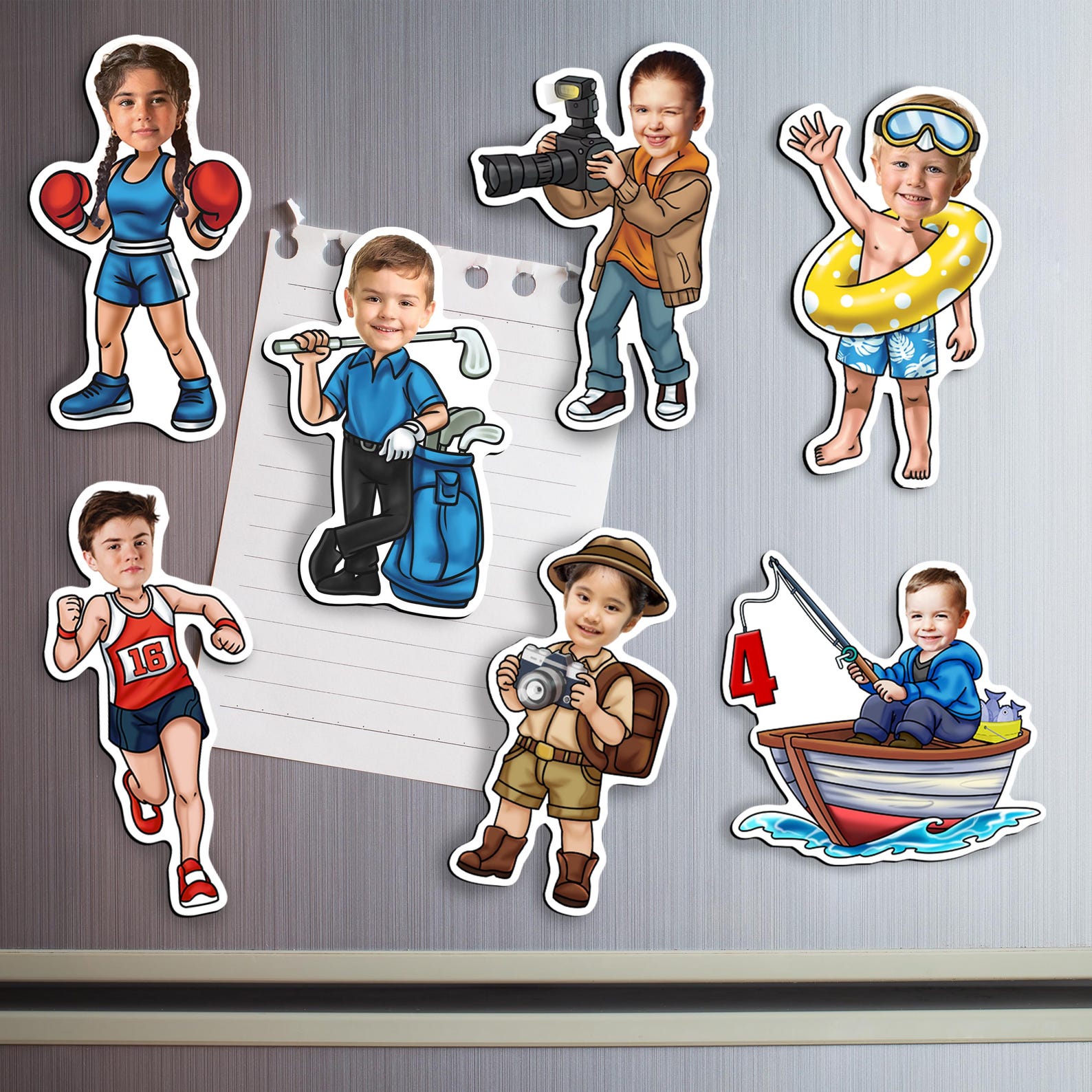 Custom Birthday Die Cut Magnet Personalized Party Favor Custom Design ...