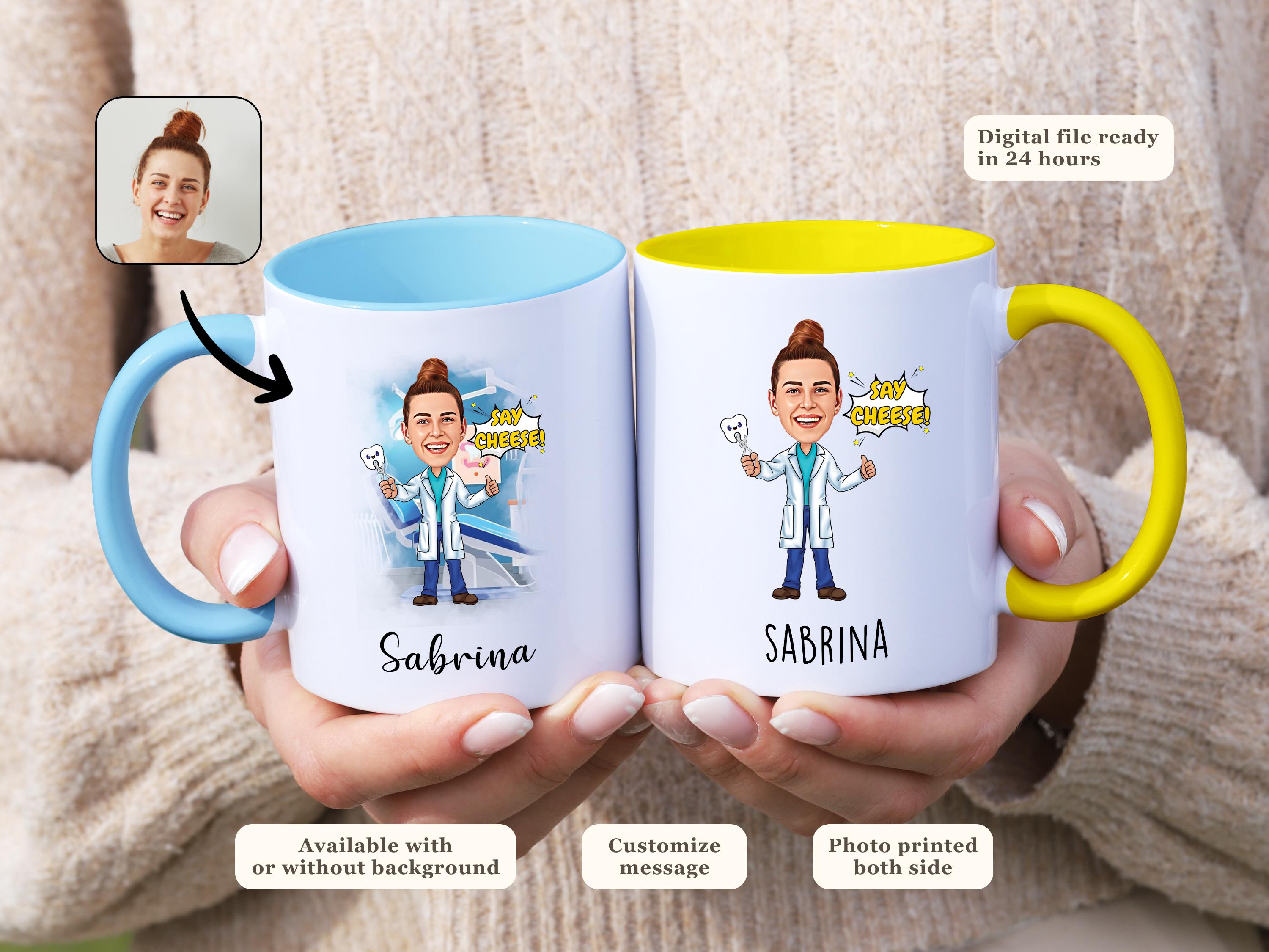 Taza De Regalo Personalizada De Cerámica Con Motivo De Castor – Caja De Dinero Con Nombre Y Mensaje, Estilo Terrorífico Y Grande