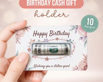 Portamonedas - Regalo en efectivo de feliz cumpleaños