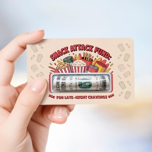 Geldhalter - Snack Attack Fund Geschenk Geldkarte