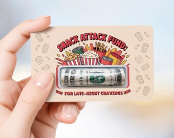 Money Holder - Snack Attack Fund Gift Money Card