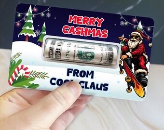 Funny Christmas Money Holder Card - Merry Cashmas