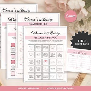 30 Womens Ministry Games Template Bundle Bible Games Bundle Ladies Bible Study Games Group Retreat Sunday School Fellowship Games