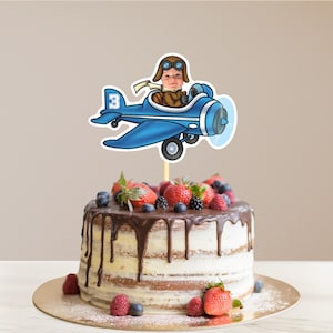 Vintage Airplane Cake Topper
