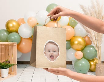 Face Photo Stickers Face sticker Custom Face Sticker Custom Photo Sticker Custom Sticker Personalize Sticker Birthday Sticker
