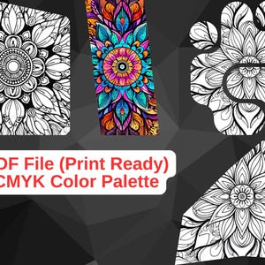 250 Mandala Coloring Pages: Stress Relief Art (PDF, PNG, JPG) - Etsy