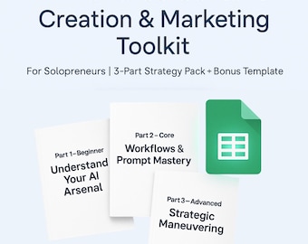 Strategic AI Toolkit for Solopreneurs: Content Creation, Marketing & Automation System